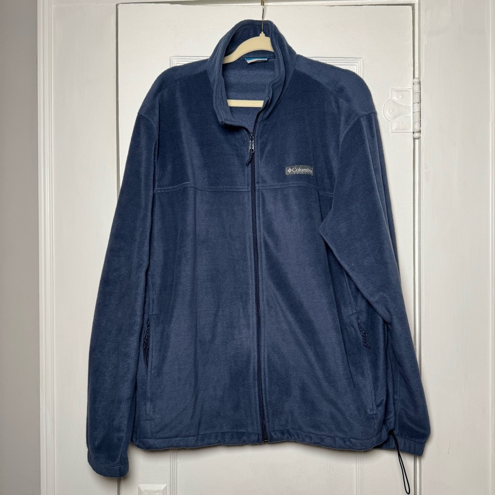 Columbia Steens Mountain Full-Zip Fleece Jacket In Collegiate Navy XL - Picture 3 of 16